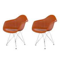 Conjunto com 2 Cadeiras para Sala de Jantar Arm Eiffel