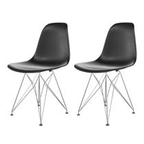 Conjunto com 2 Cadeiras para Sala de Jantar para Sala de Jantar Eames Pp Eiffel