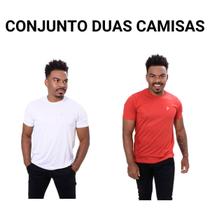 Conjunto Com 2 Camisa DryFit Masculina Com Proteção UV 94% Poliestes 6% Elastano Caminhada Corridas Oferta Preço Baixo