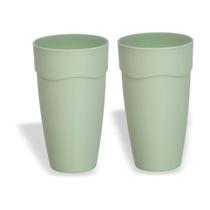 Conjunto Com 2 Copos Fresh Grande BPA Free Resistente 470 ml