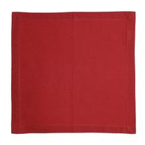 CONJUNTO COM 2 GUARDANAPOS ALGODÃO VERMELHO 40x40CM ROYAL DECOR