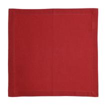 CONJUNTO COM 2 GUARDANAPOS ALGODÃO VERMELHO 40x40CM ROYAL DECOR
