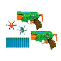 Conjunto com 2 Lançadores de Dardos X-Shot - Bug Attack - Double Predator - Candide Conjunto com 2 Lançadores de Dardos X-Shot - Bug Attack - Double Predator - Candide