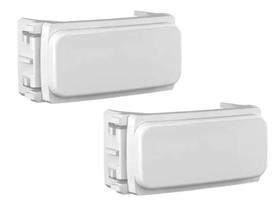 Conjunto com 2 módulo cego composé branco