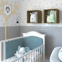 Conjunto com 2 Nichos Quarto Infantil Bramov Móveis