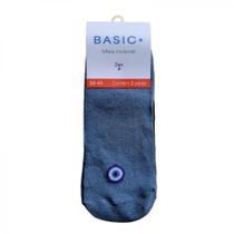 Conjunto com 2 Pares de Meias, Modelo Super Invisivel, 39-43, Basic+ ZEN OLHO GREGO flor de lotus