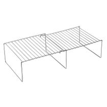 Conjunto Com 2 Prateleiras Extensíveis Cromado 1855 Arthi