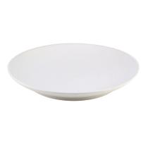 Conjunto com 2 pratos de cerâmica 19cm branco