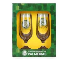 Conjunto Com 2 Taças De Cerveja Chopp Do Palmeiras Porco