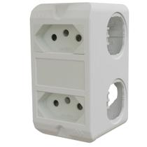 Conjunto com 2 Tomadas de 10 Amperes Poliwetzel PVC - E017212029 - WETZEL