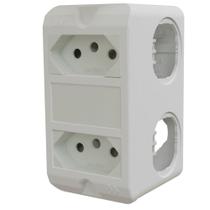 Conjunto Com 2 Tomadas De 10 Amperes Poliwetzel Pvc - E017212029 - Wetzel