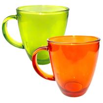 Conjunto com 2 Xícaras de 350ml Cores Sortidas - Central Astral