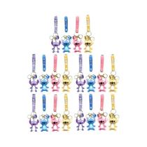 Conjunto com 20 Chaveiros Disney - Personagens de Desenhos Animados