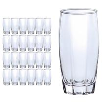 Conjunto com 24 Copos de Vidro 370ml Florence Transparente