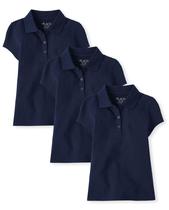 Conjunto com 3 Camisetas Polo The Children's Place Infantil - Tamanho XXL Conjunto com 3 Camisetas Polo The Children's Place Infantil - Tamanho XXL