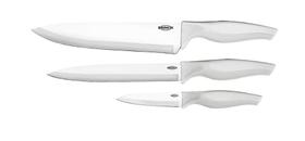 Conjunto Com 3 Facas De Cozinha Cross Branco