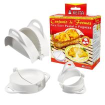 Conjunto com 3 Formas para Pastéis Rissoles Fogazzas - Boni