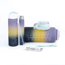 Conjunto com 3 Garrafas Verde Claro Fresh Time