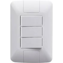 Conjunto Com 3 Interruptores Simples Aria 6 Ampères 250 Volts - 57241070 - Tramontina