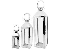 Conjunto Com 3 Luminárias Zummi Marroquina Inox Com Alça