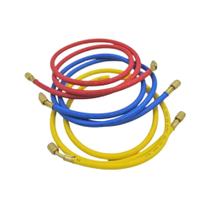 Conjunto com 3 Mangueiras R410 150cm - Sae 1/4x5/16 - Y 1/4x1/4