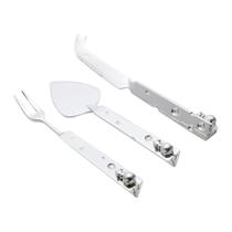 Conjunto com 3 peças zamac p/queijo Mouse Conjunto com 3 peças zamac p/queijo Mouse