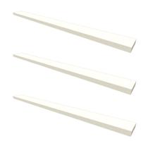 Conjunto com 3 Prateleiras Ardo Branco 100 cm