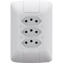 Conjunto Com 3 Tomada 2p+t 20 Amperes - 250 Volts Aria - 57241079 - Tramontina Conjunto Com 3 Tomada 2p+t 20 Amperes - 250 Volts Aria - 57241079 - Tramontina