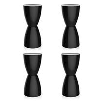 Conjunto com 4 Banquetas Bery II Preto