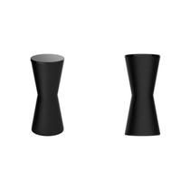 Conjunto com 4 Banquetas Dub Preto Conjunto com 4 Banquetas Dub Preto