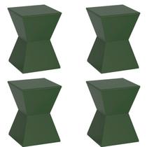 Conjunto com 4 Banquetas Nitro Verde/Alecrim Conjunto com 4 Banquetas Nitro Verde/Alecrim