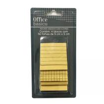 Conjunto com 4 Blocos Adesivo de 50 folhas Office Basics