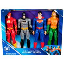 Conjunto com 4 Bonecos Herois da DC de 24CM SUNNY