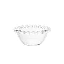 Conjunto Com 4 Bowls Cristal Pearl Transparente Resistente 9x4cm Lyor