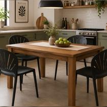 Conjunto com 4 Cadeiras Lane 83cm x 50,5cm x 46cm Preto