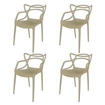 Conjunto com 4 Cadeiras para Sala de Jantar Allegra