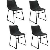 Conjunto com 4 Cadeiras para Sala de Jantar Bruna