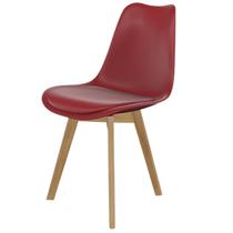Conjunto com 4 Cadeiras para Sala de Jantar Saarinen Wood