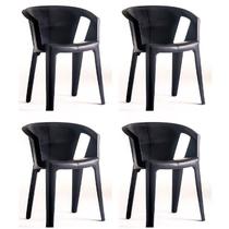 Conjunto com 4 Cadeiras Una Conjunto com 4 Cadeiras Una