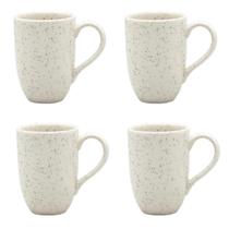 Conjunto Com 4 Canecas 350 Ml Flat Chuvisco Oxford