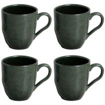 Conjunto Com 4 Canecas Orgânico Arauco Verde 273ml Porto Brasil Conjunto Com 4 Canecas Orgânico Arauco Verde 273ml Porto Brasil