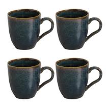 Conjunto Com 4 Canecas Orgânico Oceano 273ml Porto Brasil Conjunto Com 4 Canecas Orgânico Oceano 273ml Porto Brasil