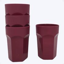 Conjunto Com 4 Copos Picnic BPA Free Resistente 330 ml Conjunto Com 4 Copos Picnic BPA Free Resistente 330 ml