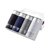 Conjunto com 4 Cuecas Boxer Masculinas de Algodão - Conforto e Estilo