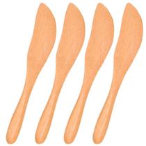 Conjunto com 4 Mini Espátulas Pá de Patê em Bambu 10cm Conjunto com 4 Mini Espátulas Pá de Patê em Bambu 10cm