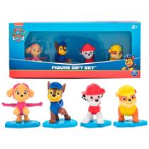 Conjunto com 4 mini figuras patrulha canina gift set - sunny 003596