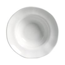 Conjunto com 4 Pratos de Entrada/Sobremesa Orgânico New White Ø19x5,5cm 250ml