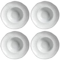 Conjunto Com 4 Pratos De Massa Orgânico Echo 28x6,5cm 450ml Porto Brasil Conjunto Com 4 Pratos De Massa Orgânico Echo 28x6,5cm 450ml Porto Brasil