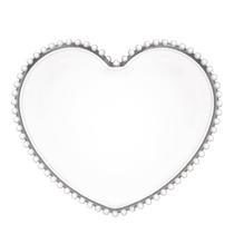 Conjunto Com 4 Pratos Em Cristal Coração Pearl Wolff