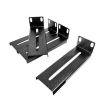 Conjunto com 4 Suportes abas de fixação para Bandeja Fixa (orelhas avulsas)